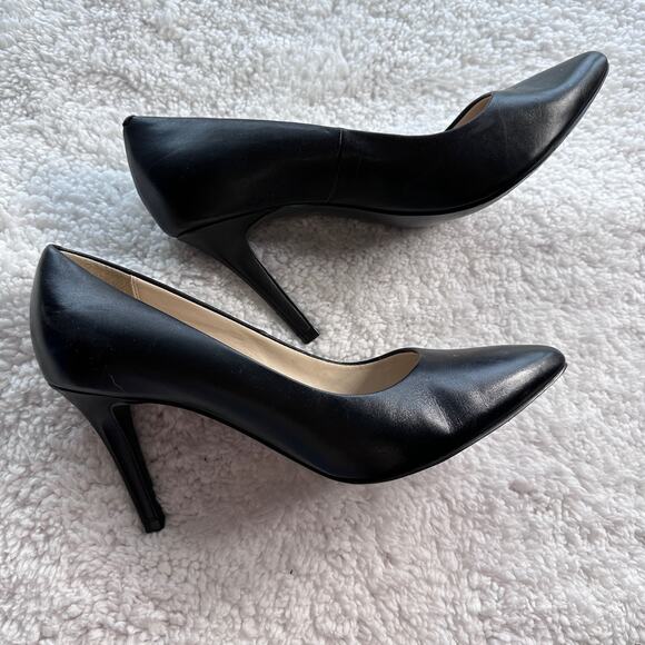 Cole Haan Grand.OS womens shoes pumps black sz 9C Leather point dressy business - Picture 9 of 11